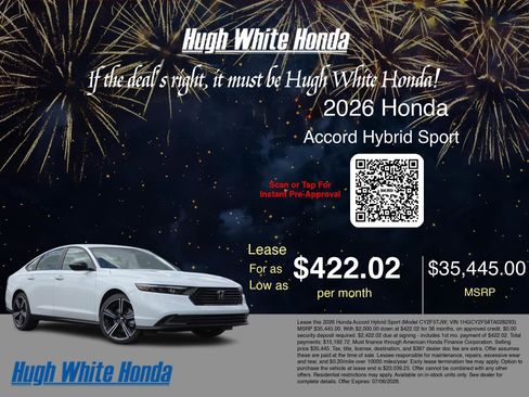 New 2026 Honda Accord Sport image 3