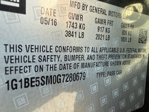 Used 2016 Chevrolet Cruze LT w/ Convenience Package image 31