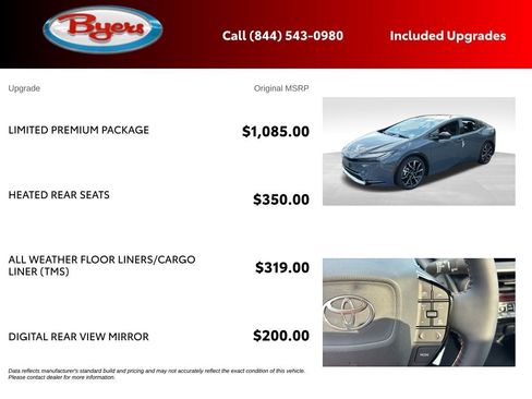 New 2026 Toyota Prius Plug-In Hybrid w/ Limited Premium Package FWD image 4