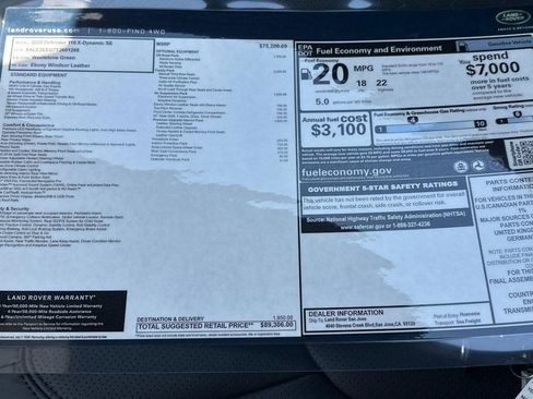 New 2026 Land Rover Defender 110 X-Dynamic SE AWD/4WD image 30