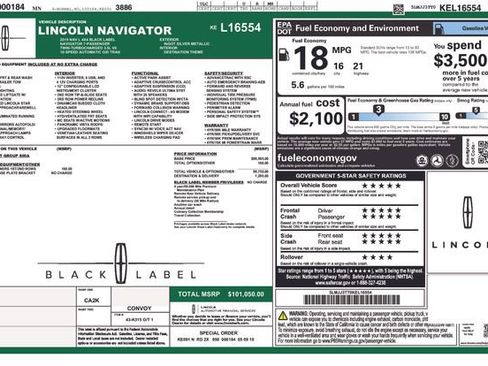 Used 2019 Lincoln Navigator L Black Label image 4