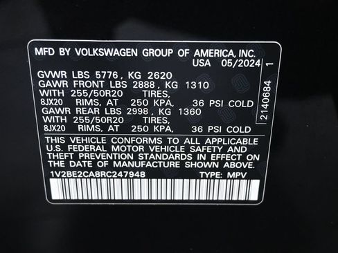 Used 2024 Volkswagen Atlas Cross Sport SEL AWD/4WD image 10