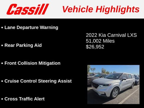 Used 2022 Kia Carnival LX FWD image 3