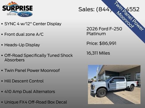 Used 2026 Ford F250 Platinum AWD/4WD image 27