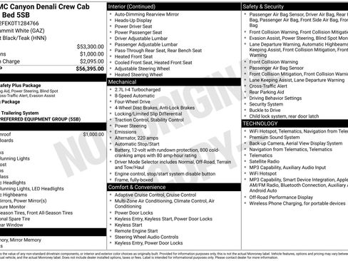 New 2026 GMC Canyon Denali AWD/4WD image 42