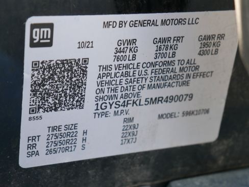 Certified 2021 Cadillac Escalade Sport w/ Driver Assist Tech Package image 51