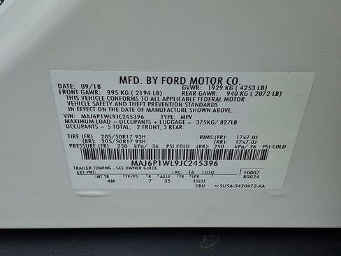 Certified 2018 Ford EcoSport Titanium AWD/4WD image 28