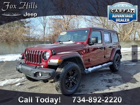 Used 2021 Jeep Wrangler Unlimited Sahara image 3