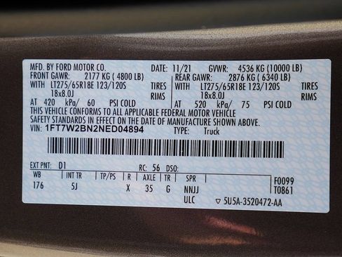 Used 2022 Ford F250 Lariat w/ Lariat Value Package AWD/4WD image 73
