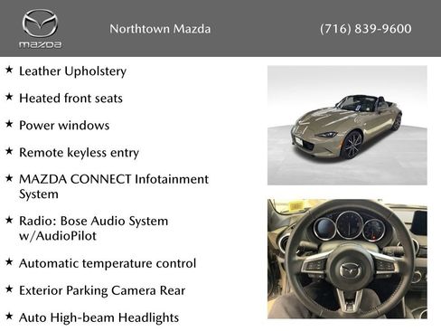 Certified 2024 MAZDA MX-5 Miata Grand Touring RWD image 10