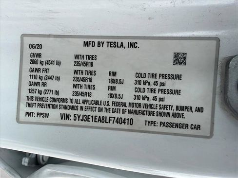 Used 2020 Tesla Model 3 Standard Range Plus RWD image 21