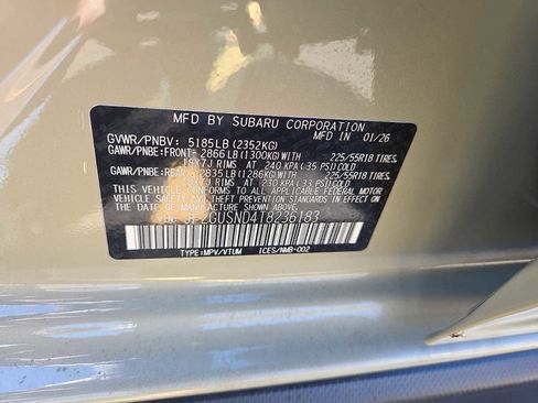 New 2026 Subaru Crosstrek 2.5i Limited AWD/4WD image 10