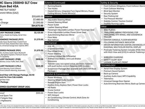 Used 2020 GMC Sierra 2500 SLT w/ Technology Package image 44