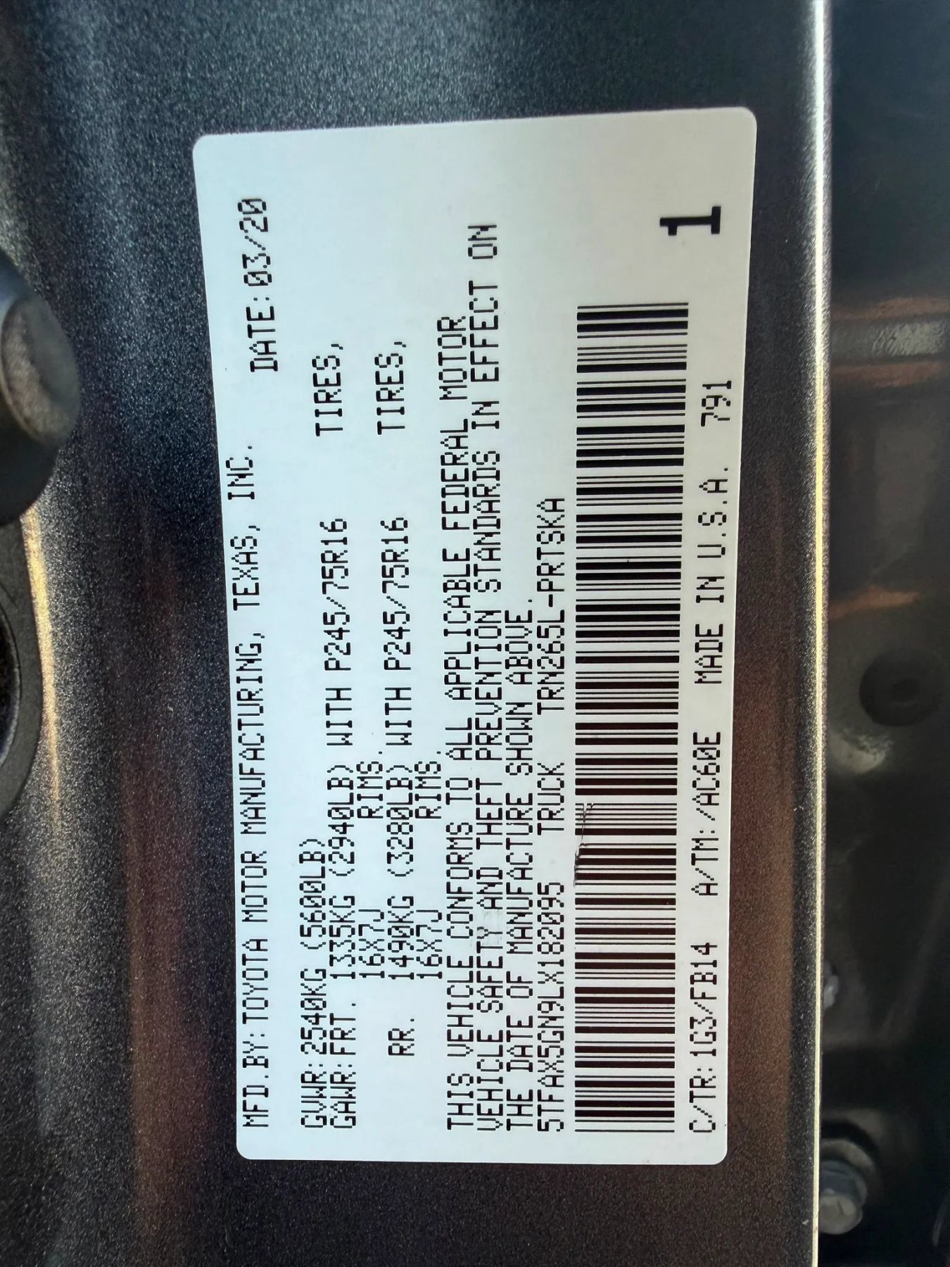 Used 2020 Toyota Tacoma SR w/ SR Convenience Package RWD image 28