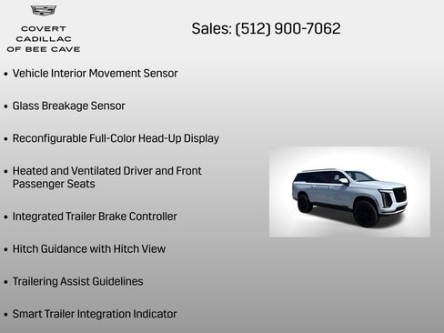 New 2026 Cadillac Escalade ESV Sport w/ Touring Package image 36