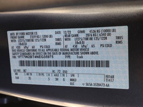 Used 2022 Ford F250 XLT w/ FX4 Off-Road Package image 27