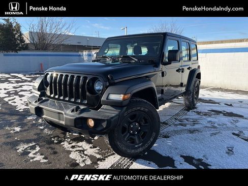 Used 2021 Jeep Wrangler Unlimited Sport image 1