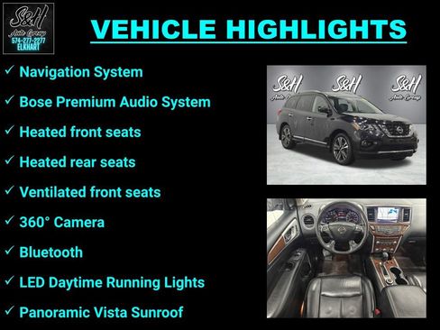 Used 2019 Nissan Pathfinder Platinum AWD/4WD image 3