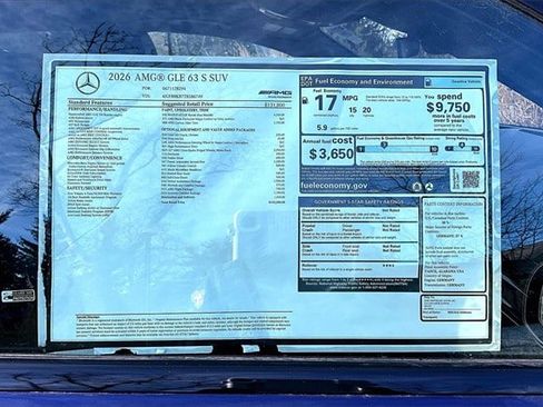 New 2026 Mercedes-Benz GLE 63 AMG S image 17