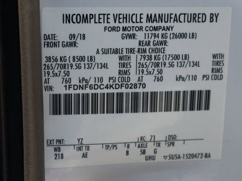 Used 2019 Ford F650 2WD Regular Cab Super Duty image 36