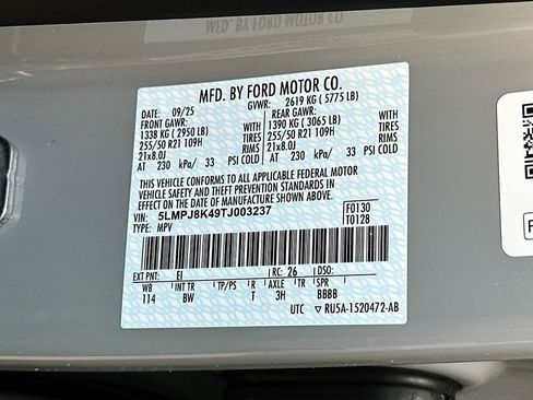 New 2026 Lincoln Nautilus Reserve AWD/4WD image 27