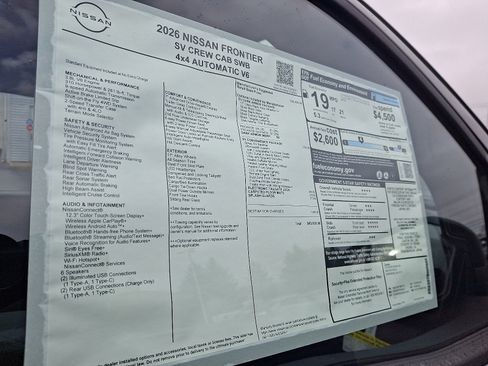 New 2026 Nissan Frontier SV image 4