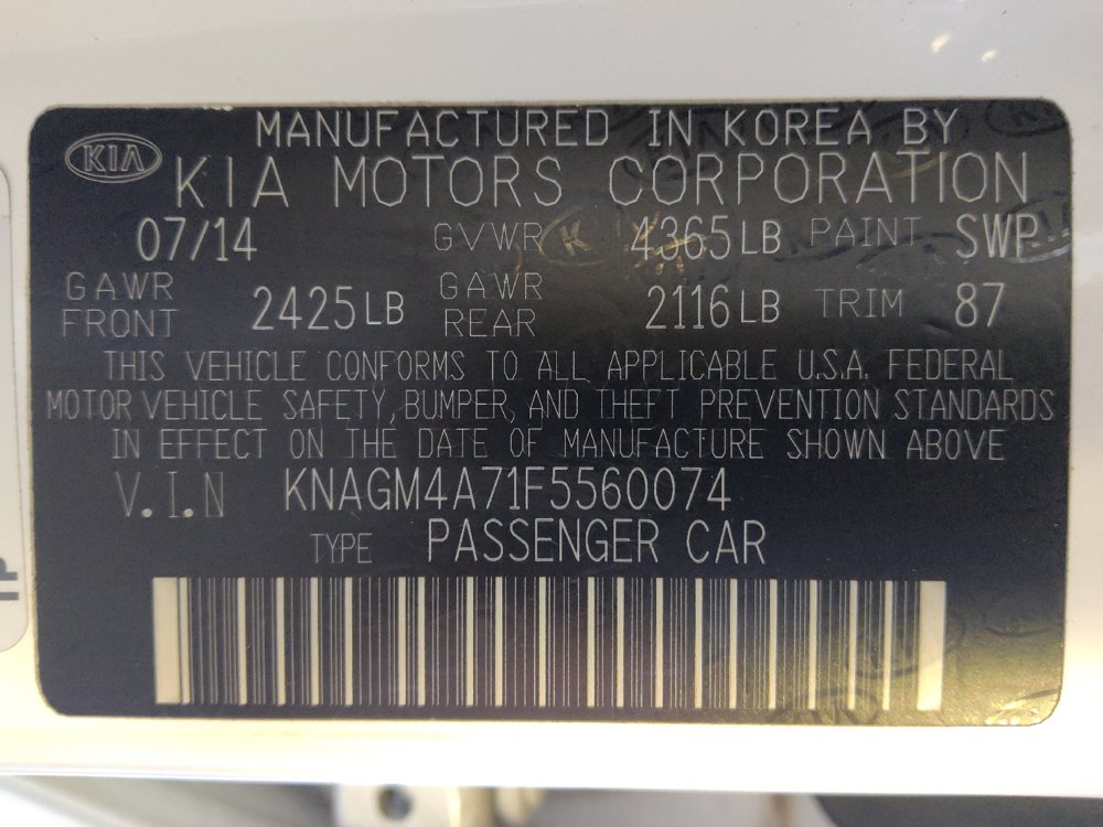 Used 2015 Kia Optima LX FWD image 33