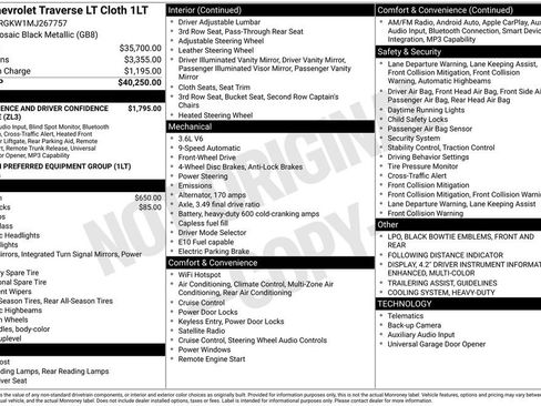 Certified 2021 Chevrolet Traverse LT FWD image 3
