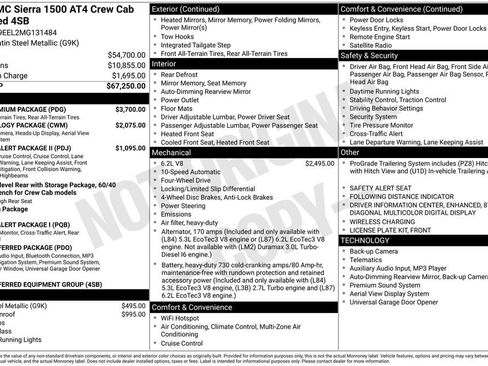 Used 2021 GMC Sierra 1500 AT4 w/ AT4 Premium Package image 6