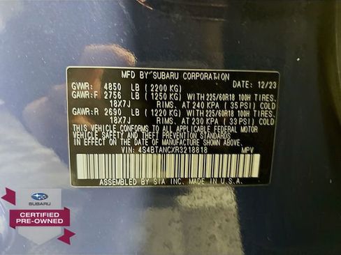 Used 2024 Subaru Outback Limited image 33