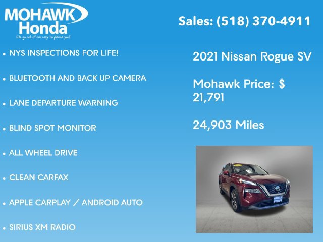 Used 2021 Nissan Rogue SV AWD/4WD image 7