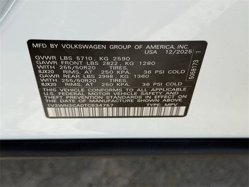 New 2026 Volkswagen Atlas SE image 21