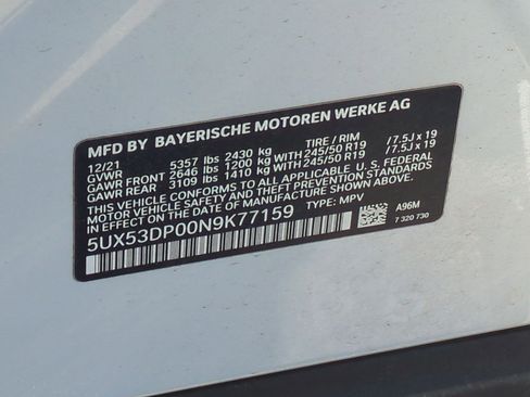 Used 2022 BMW X3 xDrive30i w/ Convenience Package image 34