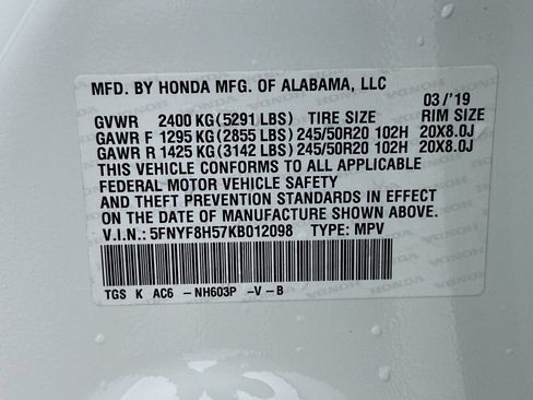 Used 2019 Honda Passport EX-L image 32