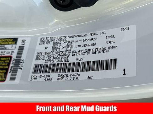 New 2026 Toyota Tundra 1794 Edition w/ TRD Off-Road Package AWD/4WD image 29