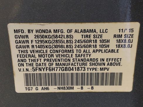 Used 2016 Honda Pilot EX-L image 33