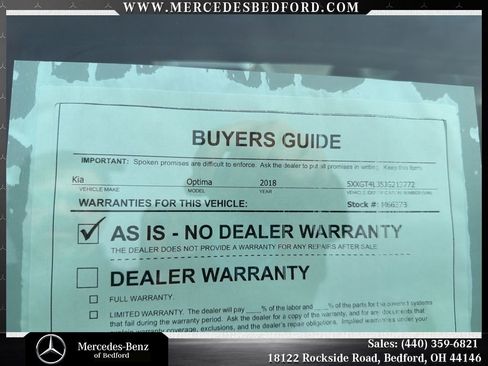 Used 2018 Kia Optima S FWD image 28