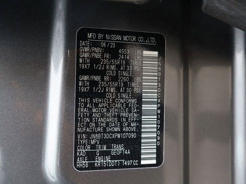 Used 2023 Nissan Rogue Platinum w/ Platinum Premium Package FWD image 61
