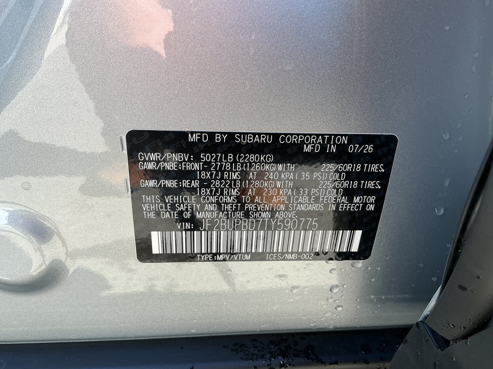 New 2026 Subaru Outback Premium AWD/4WD image 29