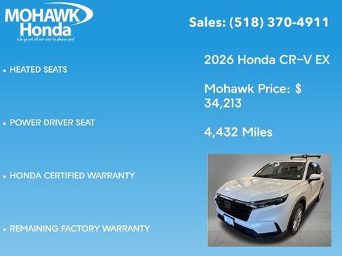 Certified 2026 Honda CR-V EX image 16
