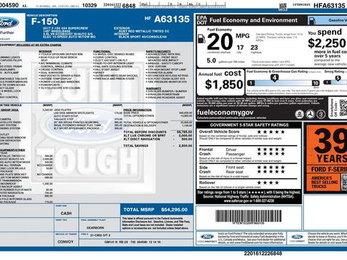 Used 2017 Ford F150 XLT w/ Equipment Group 302A Luxury image 7