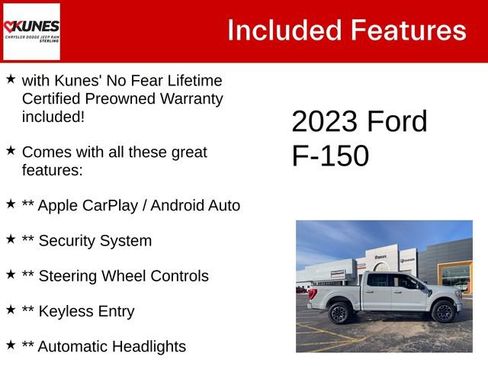 Used 2023 Ford F150 XLT w/ Equipment Group 302A High image 4