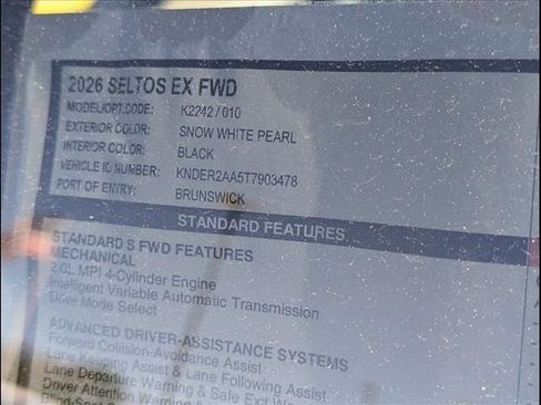 New 2026 Kia Seltos EX image 14