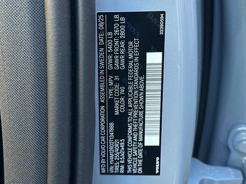 New 2026 Volvo XC60 B5 Ultra w/ Protection Package Premier AWD/4WD image 35