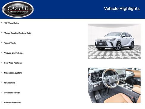 Used 2024 Lexus RX 350 Premium w/ Convenience Package AWD/4WD image 4
