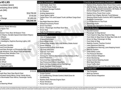 Used 2022 Kia K5 LXS FWD image 4