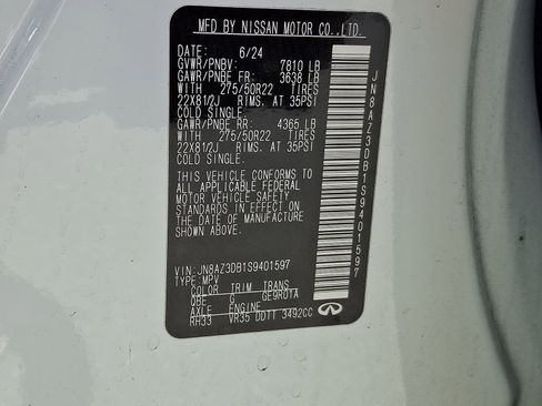 Certified 2025 INFINITI QX80 Sensory AWD/4WD image 32