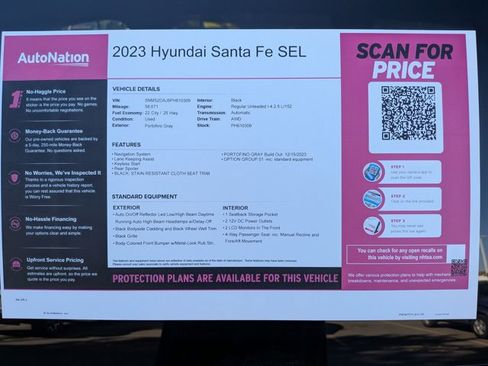 Used 2023 Hyundai Santa Fe SEL AWD/4WD image 23
