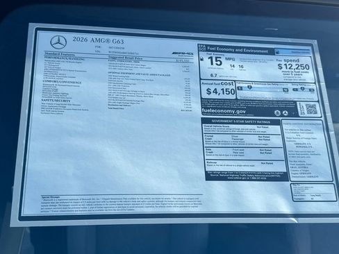 New 2026 Mercedes-Benz G 63 AMG 4MATIC image 30