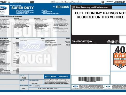 Used 2018 Ford F350 XL w/ STX Appearance Package AWD/4WD image 7